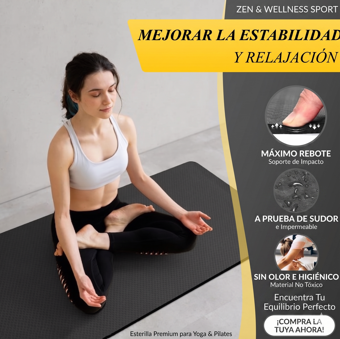 Tapete de Ejercicio, Yoga, Pilates