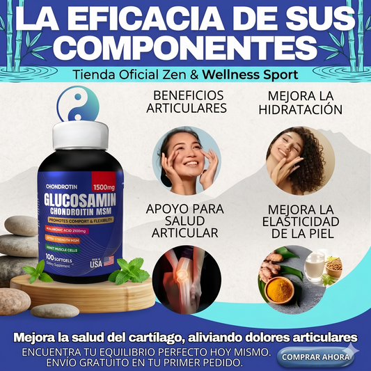 Suplemento Glucosamina Condroitina Msm