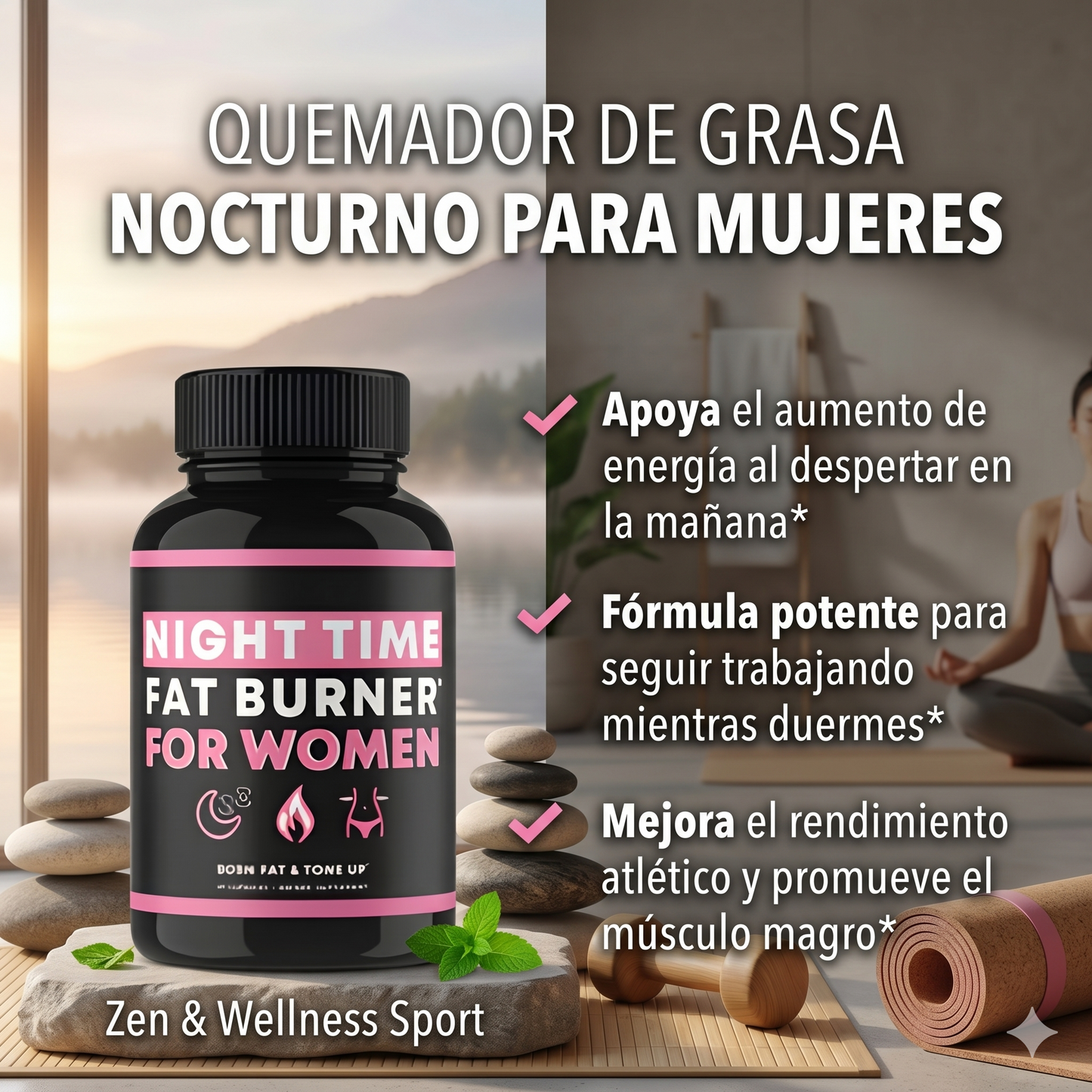 L-Carnitina Adelgazante para Mujeres Control De Peso Nocturno