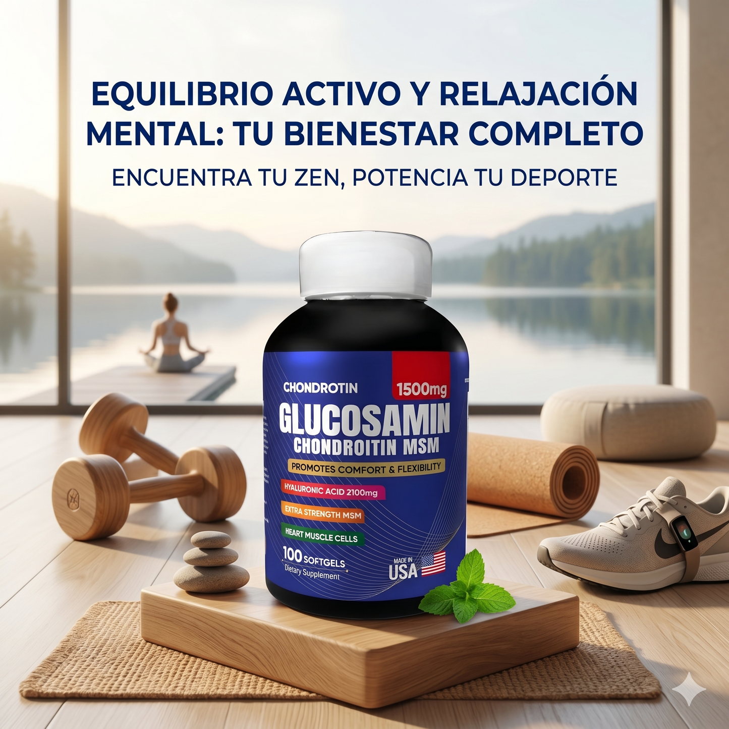 Suplemento Glucosamina Condroitina Msm